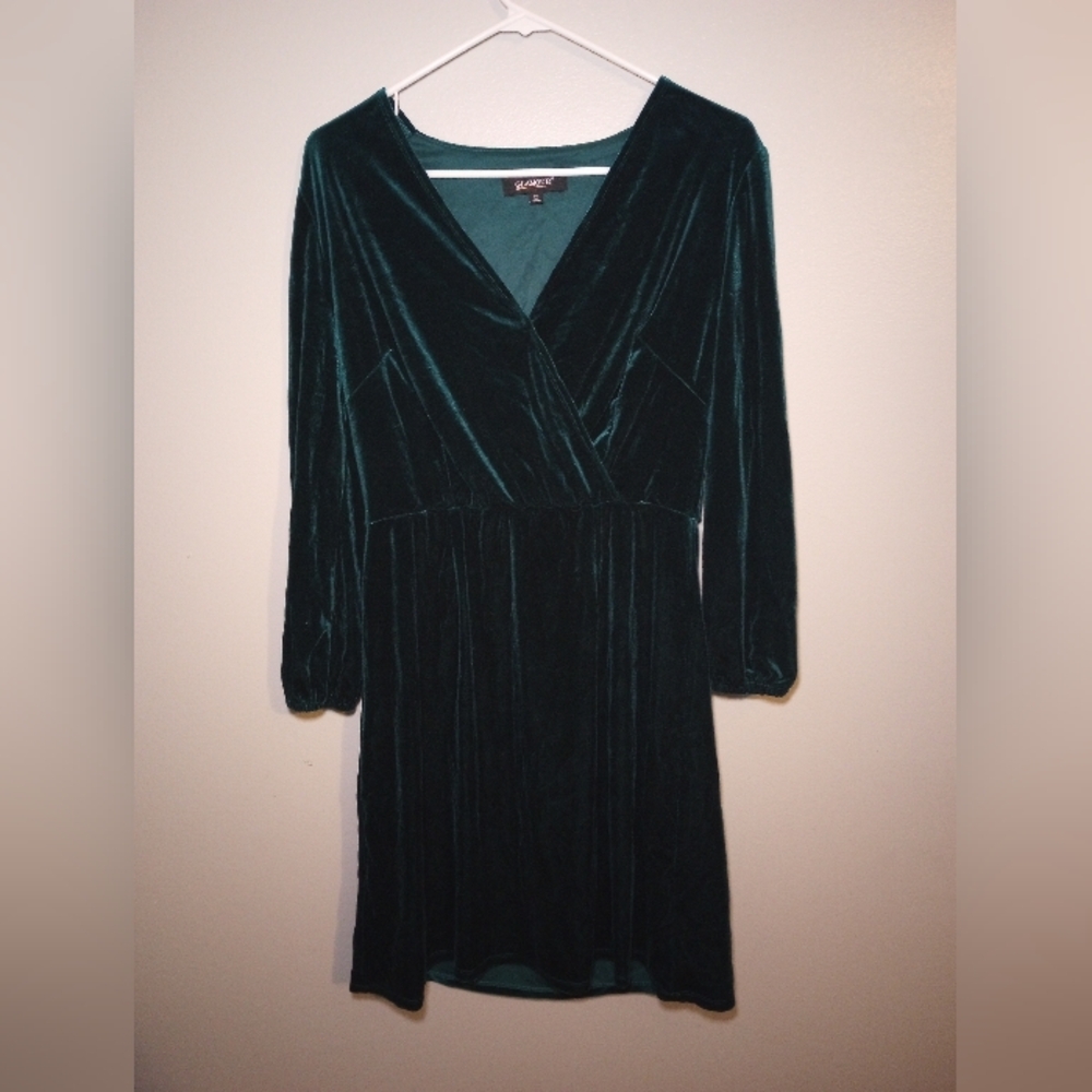Glamour Velvet Dress Size 12